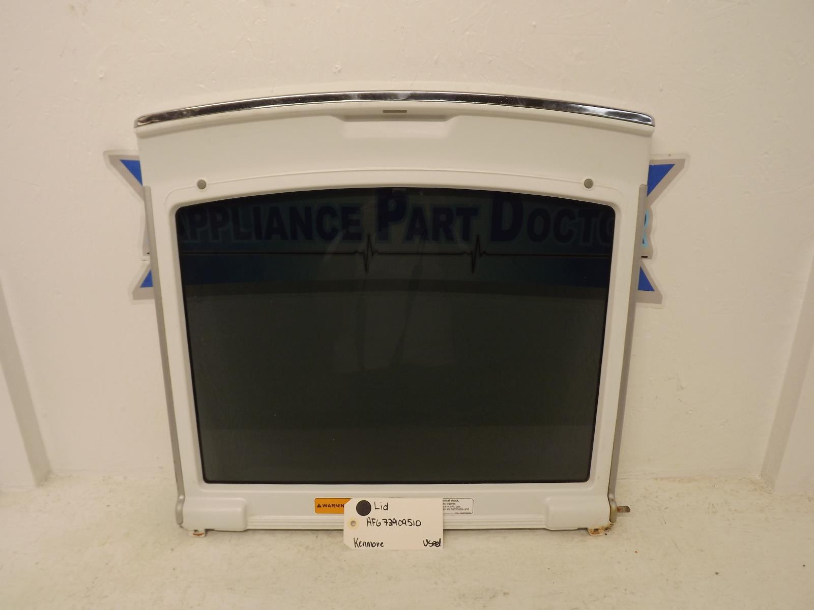 Kenmore Washer AFG72909510 Lid Used Kenmore Washer AFG72909510 Lid Used